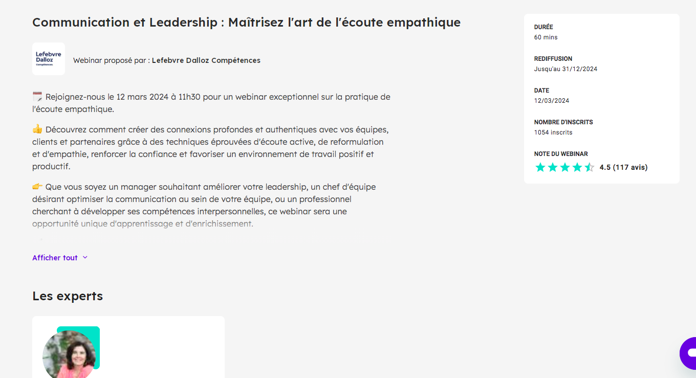 Webinaire Communication & Leadership